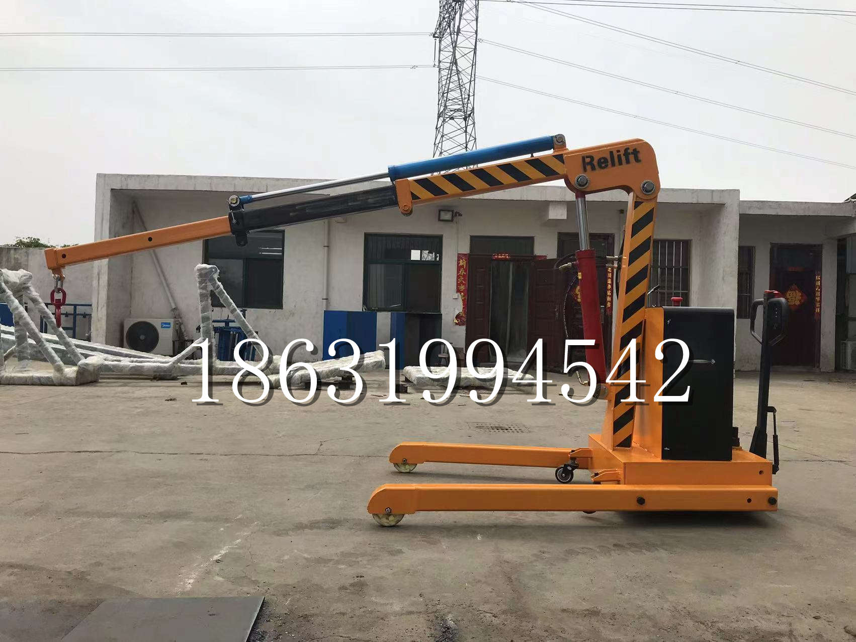 莿桐乡久征定做3吨三轮随车吊 农用园林绿化移树吊 平板工程用小吊机