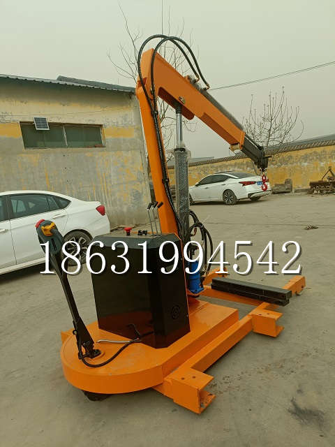 莿桐乡自卸车厢随车吊 自制轮式四不像起重机 四驱平板吊 5吨 贵盛